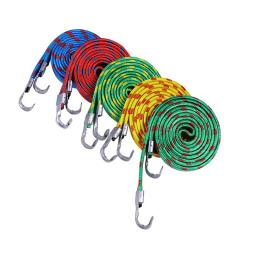 Correias elásticas para bicicleta, motocicleta, item do carro, corda de amarração de bagagem, comprimento total 180cm com ganchos - Image 2