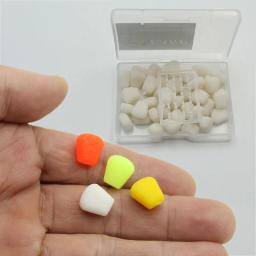 50 pçs produtos de pesca da carpa plástico falso isca milho lento afundando iscas método alimentador carpa isca para equipamentos de pesca acessórios - Image 1