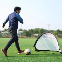 Rede dobrável do objetivo do futebol para crianças, rede do treinamento exterior, brinquedo interativo, objetivo do futebol para a criança, 1Pc - Image 4