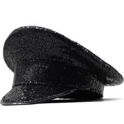 Chapéu de lantejoulas para adultos, boné fedora brilhante para festa de despedida de solteira, festival de música, carnaval, fantasia brilhante - Image 2