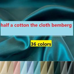 Bemberg meio algodão o pano anti-estático forro tecido supersoft suave inverno cashmere forro roupas de alta qualidade - Image 1
