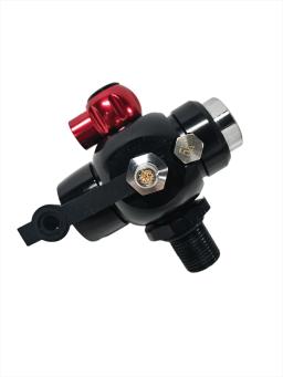 Válvula de mergulho m18x1.5 6061, adaptador de recarga para snorkeling, com válvula de alumínio de aviação - Image 3