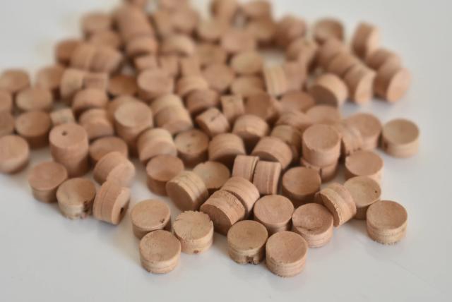 Almofadas de Cortiça para Saxofone - Pacote com 100 Acessórios de 7mm x 4mm para Instrumentos Musicais