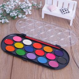 367A 16 Pçs Paleta de Aquarela Conjunto de Pincéis Bandeja de Pintura Artesanato Desenho Arte Mini Presente Infantil - Image 6