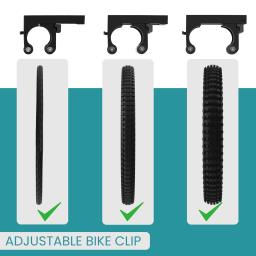 Bicicleta ajustável Suporte de Parede, Estacionamento Racks, Fivela De Armazenamento, Portátil, Estrada, MTB, Bicicleta, Interior, Suporte Vertical, Corrida, Ciclismo, 2Pcs - Image 5