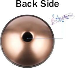 Professional D Minor Steel Handpan Drum, instrumento de percussão para desempenho profissional, 9 10 12 14 22 polegadas, 432Hz - Image 3