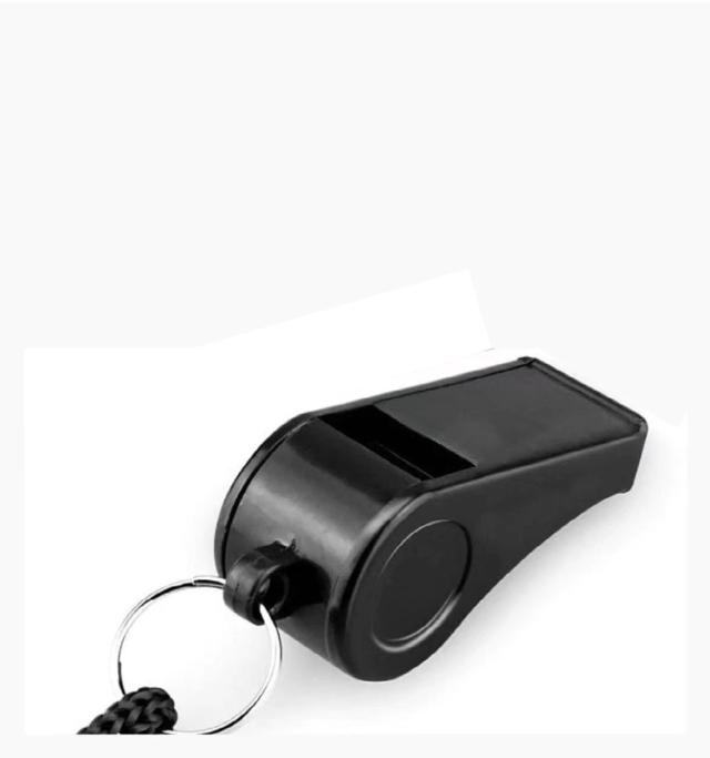 Apito Preto de Alta Qualidade para Jogos de Basquetebol e Voleibol, Ideal para Viagens e Caminhadas ao Ar Livre
