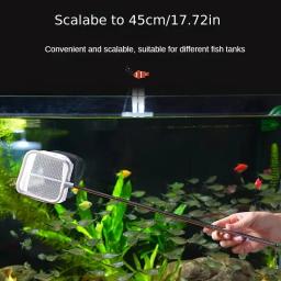 Aquário Praça Rede de pesca com ventosa Cabo longo extensível, Equipamento de pesca para pegar peixes, tanque de camarão, suprimentos limpos - Image 4