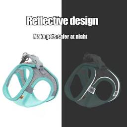 MADDEN-Dog Harness Vest Set, Cat Chest Rope, reflexivo, respirável, ajustável Pet Harness para cães pequenos e médios, caminhada ao ar livre - Image 2