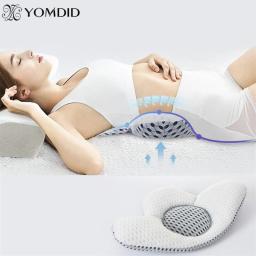 Buckwheat Sleep Pillow para mulheres grávidas, cama encosto, apoio da cintura, suporte da coluna, disco lombar, almofada respirável cintura - Image 1