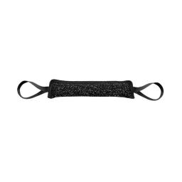 Cão preto treinamento mordida tug travesseiro manga com 2 alças de corda para treinamento malinois pastor alemão rottweiler animal estimação mascar brinquedo - Image 6