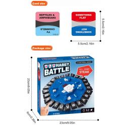 Jogo de tabuleiro familiar Word Play com temporizador de display digital, 2 modos, divertido jogo de 24 cartas de ritmo rápido para festas de aprendizagem interativas, - Image 6