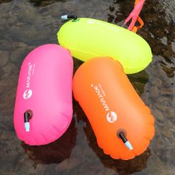 PVC Air Float para nadadores, alta visibilidade, natação em águas abertas, saco impermeável inflável, equipamento bóia - Image 2