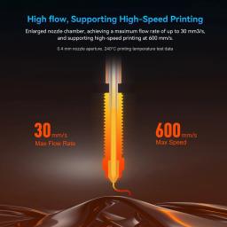 Para creality k1/k1c/k1 max hotend kit troca rápida bloco de aquecimento cerâmica impressão alto fluxo peças impressora 3d para k1 k1c impressora 3d - Image 2