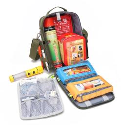 Kit de primeiros socorros vazio impermeável Kit de sobrevivência de emergência de viagem Grande capacidade escapar saco de armazenamento médico Rescue Nurse Tools Bag - Image 2