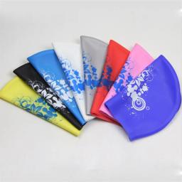 Tampão de natação de silicone para cabelos longos, Caps de natação impermeáveis para mulheres, chapéu de mergulho feminino para crianças, capa Natacion - Image 3