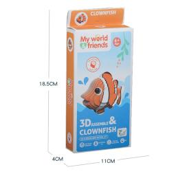 Quebra-cabeça tridimensional infantil, montagem de jardim de infância, brinquedo intelectual de educação precoce, dinossauro, modelo animal, papel - Image 2