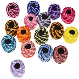 Linha do bordado do ponto transversal, fio remendo feito malha à mão, suprimentos de artesanato DIY, 16 cores - Image 2