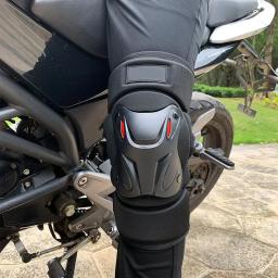 Equipamento de proteção para motociclismo, joelheiras cross-country, anti-queda, novo, 1 par, 2024 - Image 4