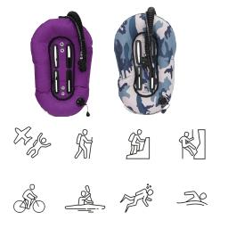 30Lbs Mergulho Mergulho Snorkeling Donut Asa Único Tanque BCD Flutuabilidade Compensador Profissional Diver Gear, Preto - Image 2