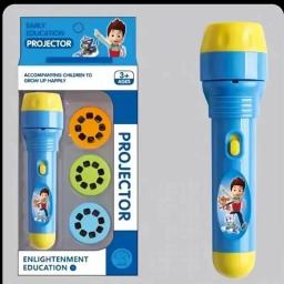 Patrulha pata bonito dos desenhos animados criatividade brinquedo crianças tocha lâmpada lanterna projetor brinquedo anime lanterna projetor tocha lâmpada brinquedos - Image 2