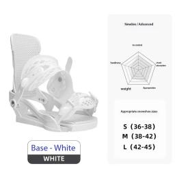 Personalização para iniciantes, fixações de esqui, base durável e resistente, fixador de sapato de neve para homens e mulheres - Image 1