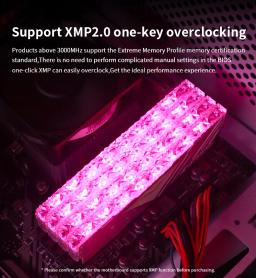   JUHOR RGB DDR4 8GB 16GB 3200MHz 3600MHz ddr4 32GB (16GBX2) RGB Desktop UDIMM Memória ram - Image 4