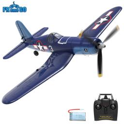 Novo avião f4u corsair rc 2.4ghz 4ch 400mm envergadura de uma chave acrobática rtf aeronaves de controle remoto brinquedos presentes para crianças - Image 1