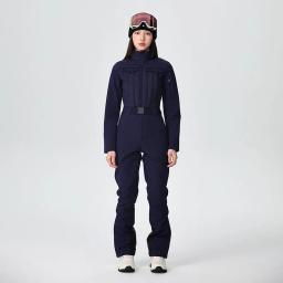 2025 corpo sólido ajuste à prova de vento à prova dwindproof água terno de esqui ao ar livre conjuntos de snowboard mulher térmica respirável neve esportes uma peça roupas - Image 5