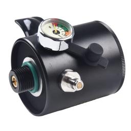 Válvula De Respiração De Mergulho Cabeça Manômetro, Equipamento De Mergulho, Aço Inoxidável, Preto - Image 6