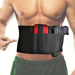 Tactical Belly Band coldre para homens e mulheres, elástico cinto coldres, escondido levar, sob a camisa, 37.4 "-5.12" - Image 2