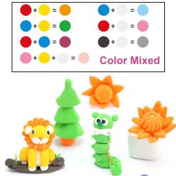 Argila de modelagem para crianças, Plasticina seca ao ar, Brinquedo Educacional 5D, Play Dough, Argila clara colorida, Presente seguro para crianças - Image 3