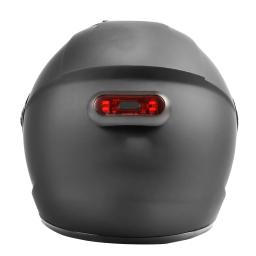 Motocicleta capacete levou luz de advertência, carga usb, bicicleta noite segurança luz do sinal, cauda lâmpada, impermeável equitação capacete flash lâmpada, f - Image 5