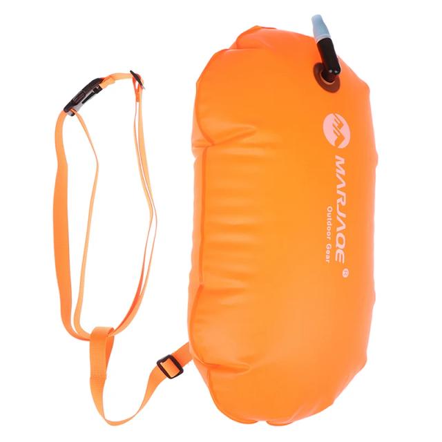 Bóia de Natação Espessada em PVC com Alça e Tow Bag Inflável: Inflatação Rápida e Flutuador Segurador