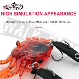 PEIXE DE CAMINHADA-Soft Silicone Crab Lure, Isca Falsa, Afundando Predador, Rocha Do Mar, Squid Pesca, Equipamento Artificial, 5.8g, 13.7g, 1Pc - Image 6