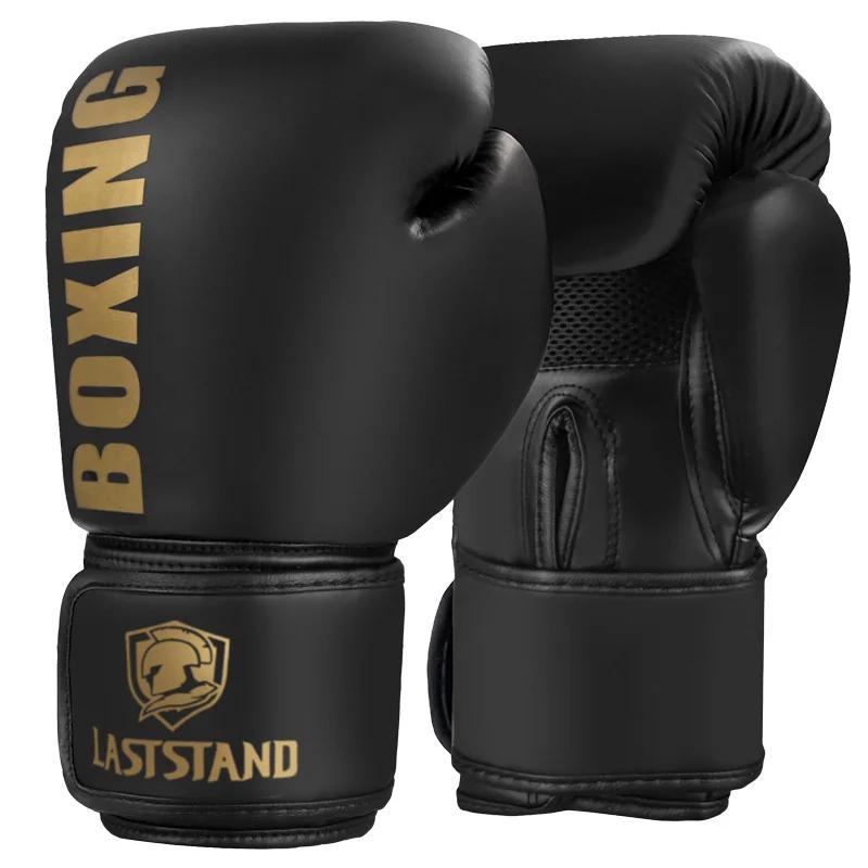 Luvas de boxe profissionais para homens e mulheres, sanda, muay thai, luta, treinamento, sandbag, luta livre, mma, 6, 8, 10, 12oz - Image 1