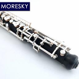 MORESKY-profissional C chave oboé, estilo totalmente automático, chaves prateadas, S12 - Image 5