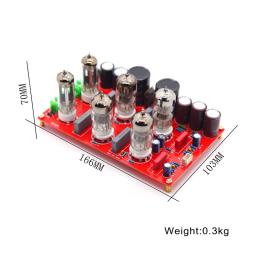 HiFi Home Audio Preamp Tubo eletrônico, Preamplifier Board, Amplificador DIY, Amp Board com 6Z4 tubos Rectfier, MC220 circular, 6N3 6H3N - Image 2