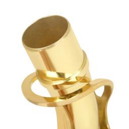 Sax Bent Neck para Saxofone Alto Tenor, Bent Neck com madeira macia, latão, Wind Instrument Acessórios, Sax Parts, High-End Carton - Image 4