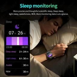 Xiaomi-relógio inteligente militar para homens, esportes ao ar livre, rastreador de fitness, monitor de saúde 24h, IP68, 5ATM, 1.96 ", novo, 2021 - Image 5