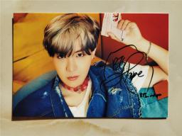 Fotos autografadas douradas, Foto assinada, Link especial, Presentes da Coleção K-Pop - Image 1