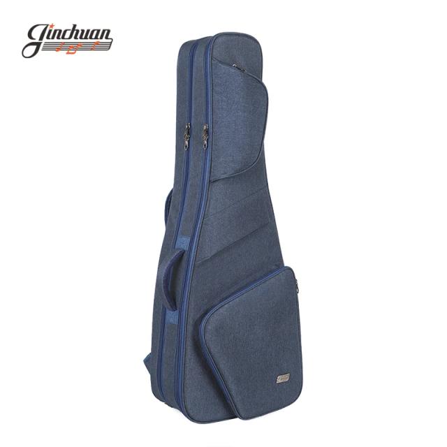 Estojo Macio Jinchuan para Duas Guitarras Elétricas - Gig Bag Ideal para Transporte e Armazenamento em Atacado