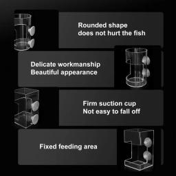Dispositivo de alimentação automática de peixes para aquário Alimentador com ventosa Salmoura Camarão Worm Alimentador de alimentos Ferramenta fácil - Image 4