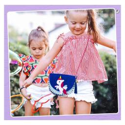 Primeiro Kit de Costura para Iniciantes, Artesanato para Meninas e Crianças, Aprenda a Costurar, Unicórnio Bolsa Sacos, Porta-retrato, Pen Holder, DIY Feltro Artesanato Kits - Image 4