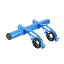 Bicicleta dupla guiador extensor, suporte para segurar motocicleta E-Bike lâmpada, velocímetro, GPS, suporte do computador - Image 5