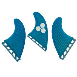 UPSURF FUTURE Fins S/M/L Tri Fins Barbatanas de prancha de surf azuis de fibra de alto desempenho Núcleo de favo de mel Propulsor Único abas Barbatanas de surf - Image 2