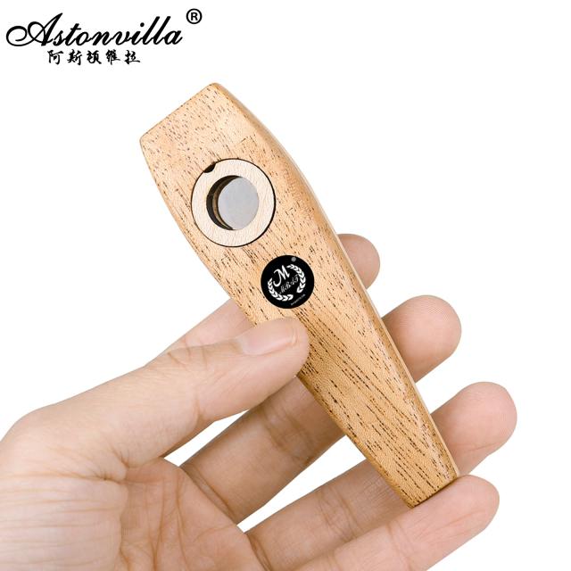 Kazoo de Madeira Portátil: Instrumento Musical Versátil para Flauta de Boca, Gaita e Companhia de Guitarra - Ótima Opção de Presente para Festas