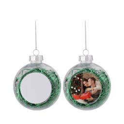 Sublimação Em Branco Bola De Natal, Pendurado Em Casa Pingente, Decorações De Árvore, Presente De Ano Novo - Image 6
