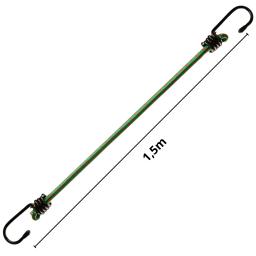 2 Un Corda Elástica Com Gancho Amarração Extensora Para Moto Bagagem Transporte - Image 2