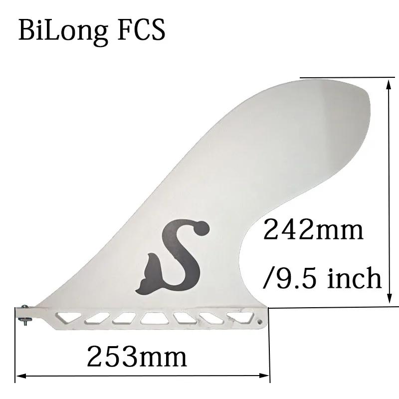 Altura 9.5 polegada sup prancha de surf inflável única aleta para os eua caixa paddle board fin surf board windsurf fin fibra de vidro lb centro - Image 1